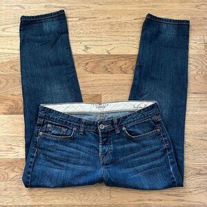 Lands' End Canvas 1963 sz. 30 Boyfriend Fit Medium Wash Mid Rise Denim Jeans